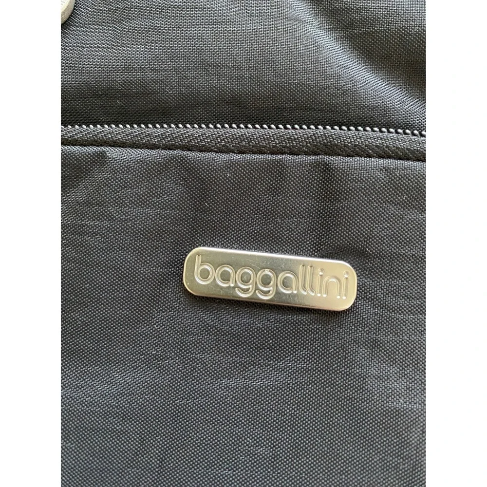 Baggallini Joey Bagg Crossbody Bag Women Small Black Exc Nylon Travel Everyday